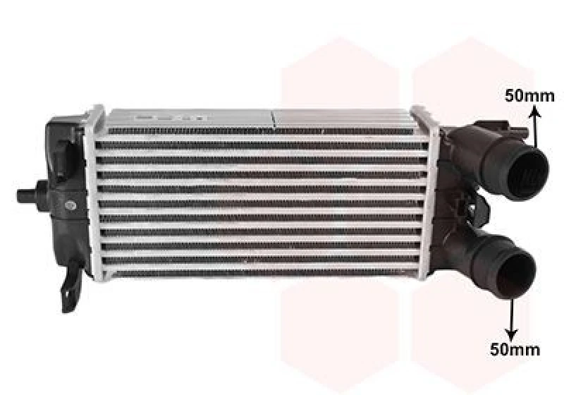 Image of VAN WEZEL Intercooler VAN WEZEL 18014744
