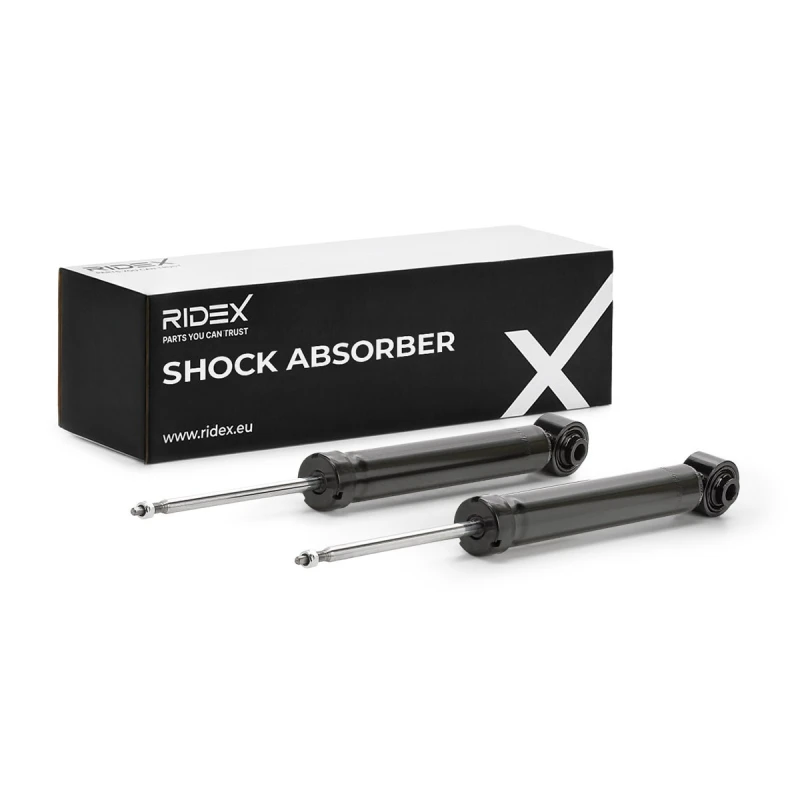 Image of RIDEX 854S20536 Shock absorber Rear Axle both sides, Gas Pressure, Twin-Tube Shock Absorber (854)