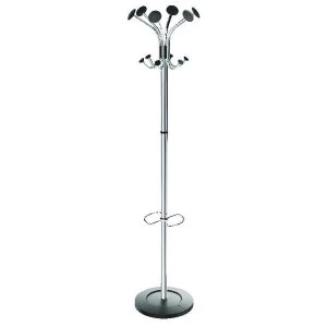 image of Alba Chrome Coat Stand Chrome