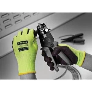 Image of Polyco Matrix MGP08 Size 8 Seamless Knitted Gloves Polyurethane Palm