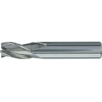 Image of SwissTech 9.00MM Carbide 3 Flute Plain Shank Short Series Slot Drill - Uncoated