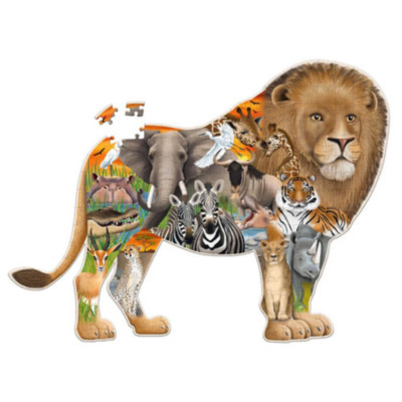 Image of Paul Lamond Games Wildlife World Safari Puzzle 200 Pcs - Brand New And Sealed