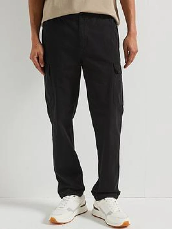 Image of Barbour International Ripstop Cargo Trousers - Black S