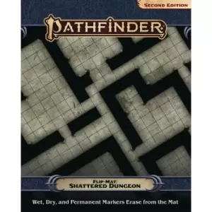 Image of Pathfinder Flip Mat Shattered Dungeon