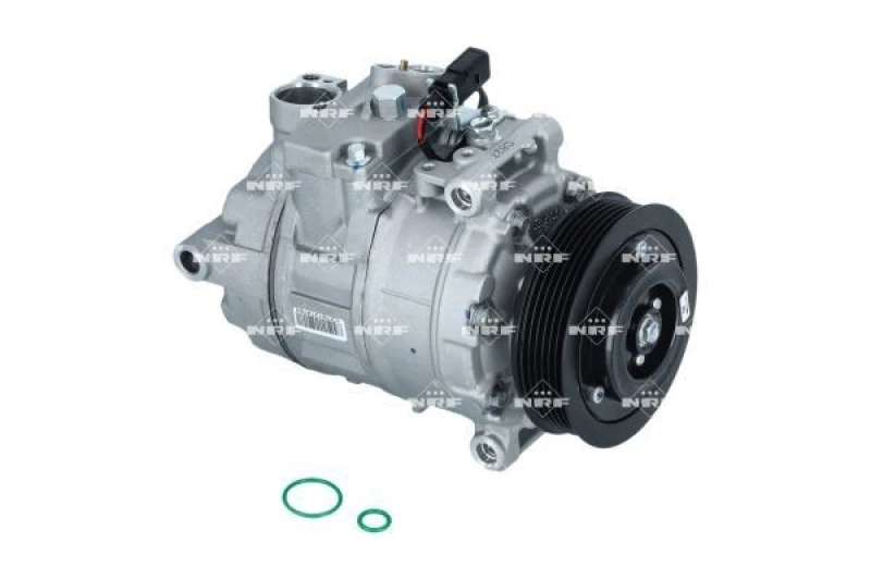 Image of NRF 32611 AC Compressor EASY FIT PAG 46, Refrigerant: R134a, with seal ring Compressor,air conditioning (447)