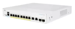 image of Cisco CBS250-8P-E-2G-EU network switch Managed L2/L3 Gigabit...