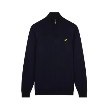 Image of Lyle and Scott Golf Zip Top - Blue
