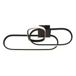 Image of Clip LED Ceiling Light, Black Aluminium