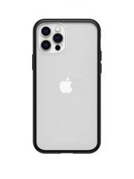 image of Otterbox React Shamrock - Black Crystal - Clear/Black Case For iPhone 12/12 Pro