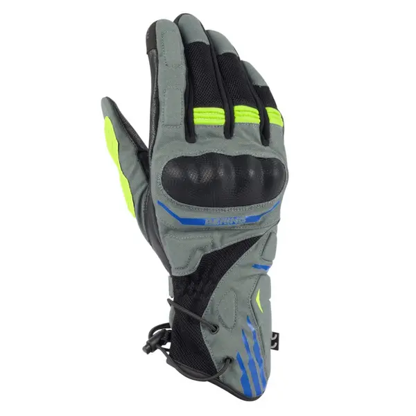 Image of Bering Bakundu Gloves Black Grey Blue Fluo Size T11
