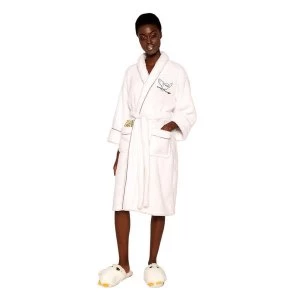 Image of Harry Potter Hedwig ladies Sparkly Adult Fleece Robe