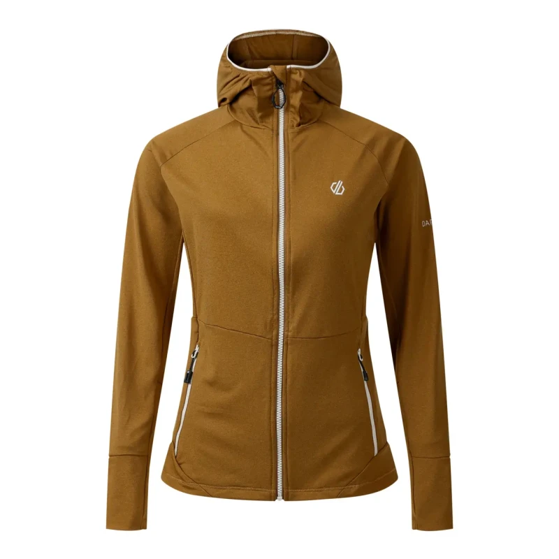 Image of Womens hooded jacket Dare 2B Nomadic Marron Female 38