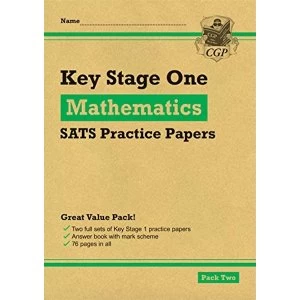 Image of New KS1 Maths SATS Practice Papers: Pack 2 (for the 2021 tests) Paperback / softback 2018