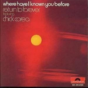 Image of Where Have I Known You by Chick Corea CD Album