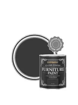 image of Rust-Oleum Gloss Finish Washable Furniture Paint In Dark Magic - 750 Ml Tin