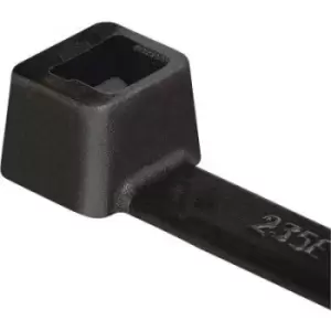 Image of HellermannTyton 111-02049 T18L-PA66HS-BK Cable tie 205mm 2.50 mm Black Heat-resistant 100 pc(s)