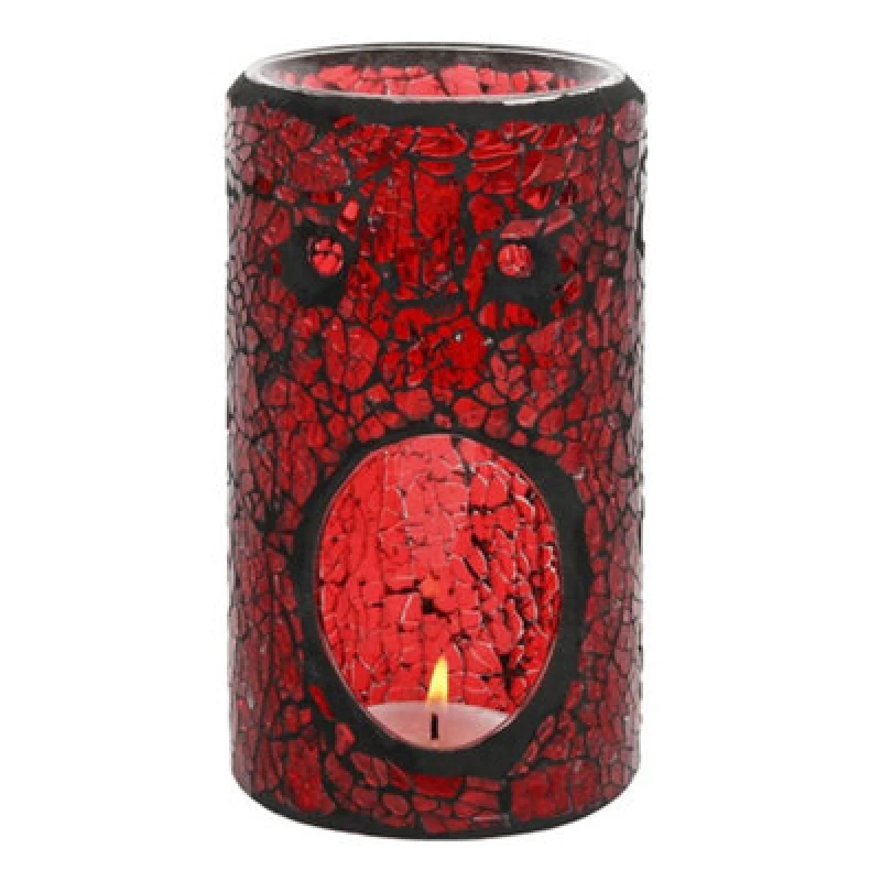 Image of Something Different Something Different Pillar Oil Burner in Red Red One Size Unisex 5059699170506