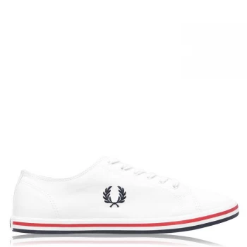 Image of Fred Perry Kingston Canvas Trainer - White 134