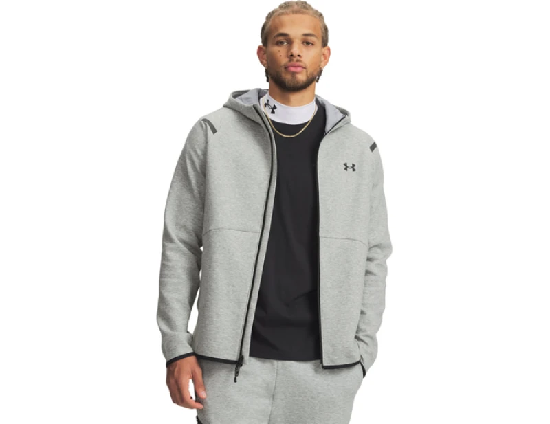 Image of Under Armour Unstoppable Flc Eu Hooded Jacket Grey C011 L