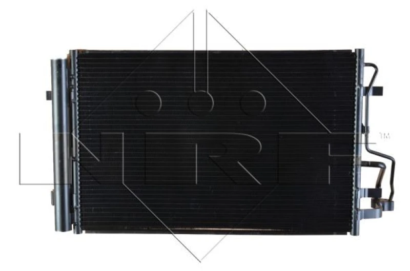 Image of NRF 35963 Condenser EASY FIT, with seal ring, with nitrogen filling Aluminium Condenser,air conditioning (448)