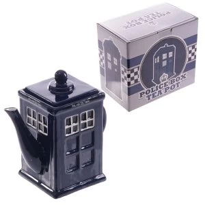 image of Novelty Police Box Shaped Teapot