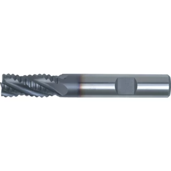 Image of 12.0 Weldon Standard Coarse Rough End Mill - TiAlN