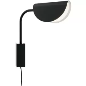 image of Maytoni Mollis Modern Wall Lamp Black, Acrylic Shade