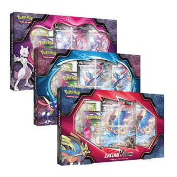 image of Pok&eacute;mon TCG: V-Union Special Collection - Mewtwo, Greninja & Zacian - One At Random