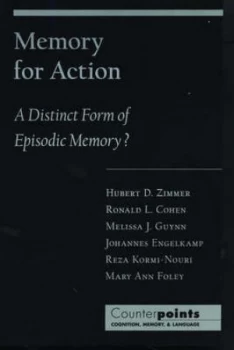 Image of Memory for Action by Hubert D Zimmer Paperback