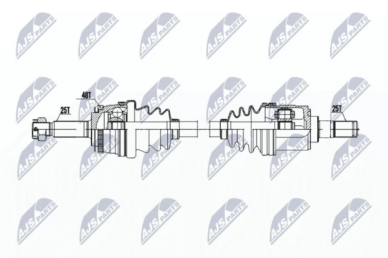 Image of NTY Drive shaft NTY NPW-HY-603
