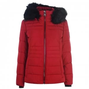 Image of DKNY Short Padded Jacket - Red