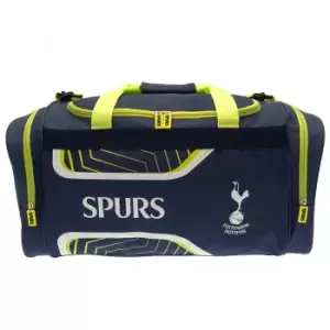 image of Tottenham Hotspur FC Flash Holdall (One Size) (Navy Blue/White/Lime Green)