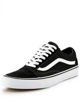 Image of Vans Old Skool - Black/White, Size 10.5, Men