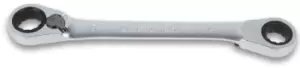 Image of Beta Tools 195P Dbl End BiHex Offset Ratchet Ring Wrench 15˚ 12 x 13mm 001950213