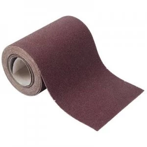 image of Wolfcraft 1741000 Sandpaper roll Hook-and-loop-backed Grit size 120 (L x W) 4m x 115mm 4 m