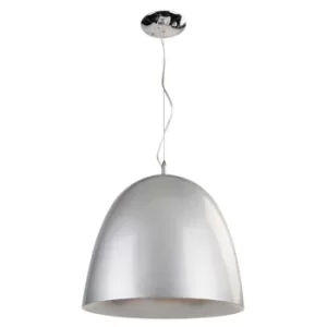 Magnum Dome Pendant Ceiling Lights Silver