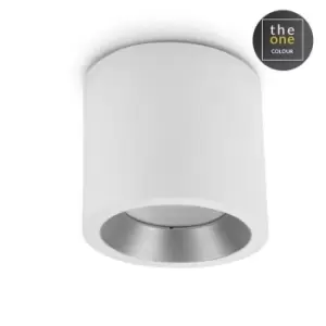 image of Cosmos LED Large Outdoor Surface Mounted Spotlight White IP65