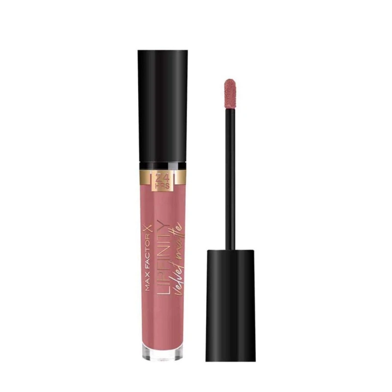 Image of Max Factor Lipfinity 24 Hour Velvet Matte Lipstick 2.3ml - 65 Vanity Brown