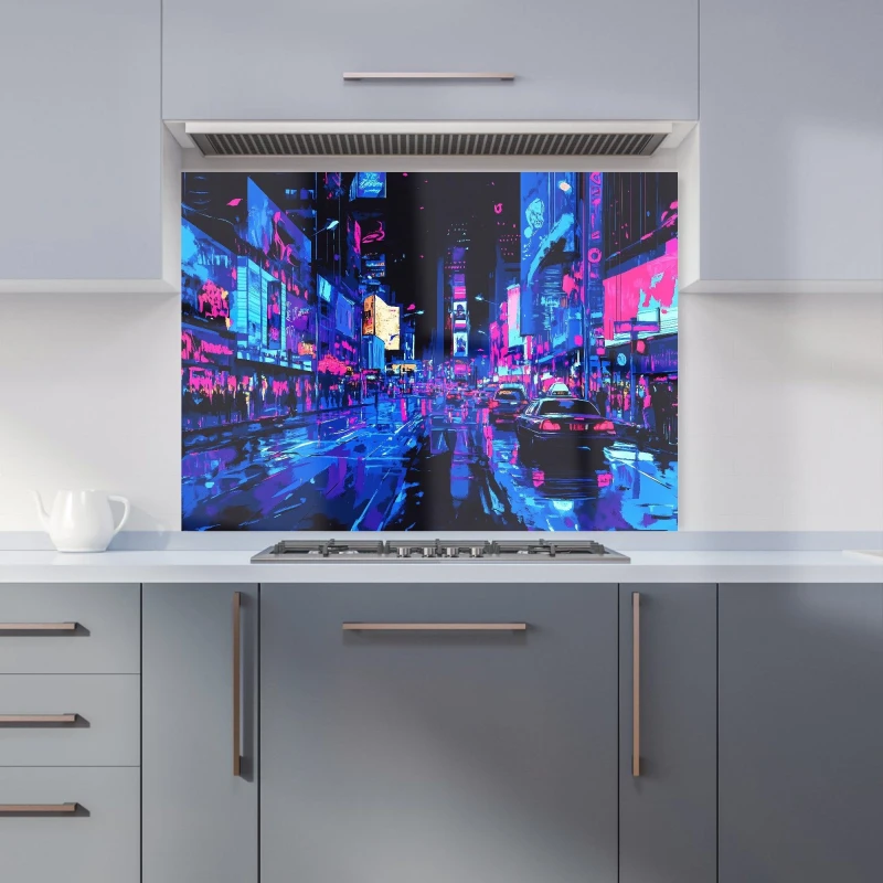 Image of Designer Kitchen Splashbacks Dante Mercer: 00011 Kitchen Splashback Size: 600mm x 750mm Multicolor Unisex 600mm x 750mm