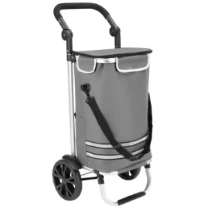 image of 2in1 Shopping Trolley Grey 56L max. 50kg