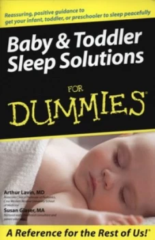 Image of Baby and Toddler Sleep Solutions for Dummies by Arthur Lavin Md Paperback