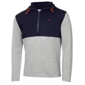 Image of Calvin Klein Golf Hooded Sweatshirt - Grey