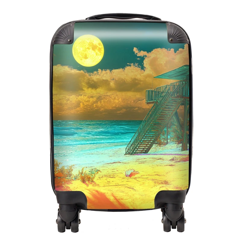 Image of Designer Luggage Elena Sable: 00010 Suitcase Size: Large Multicolor Unisex Large