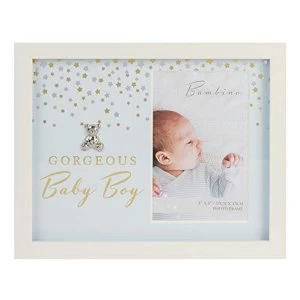 image of 4" x 6" - Bambino Photo Frame - Gorgeous Baby Boy