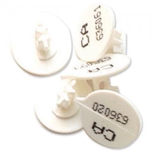 Image of Versapak Numbered Button Seal Boxed 500