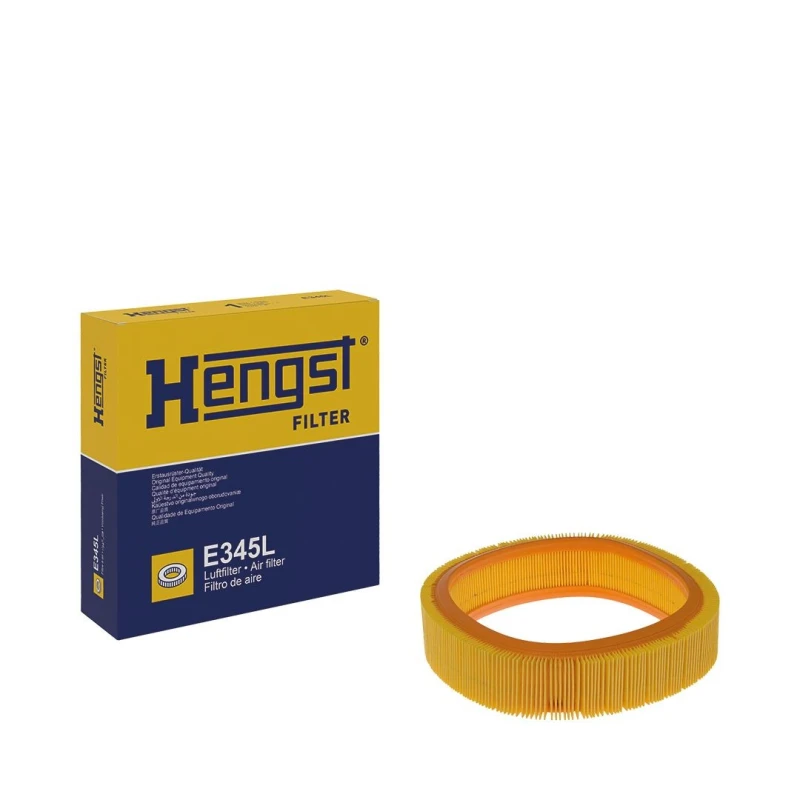 Image of HENGST FILTER E345L Air filter Filter Insert Air Filter (8)