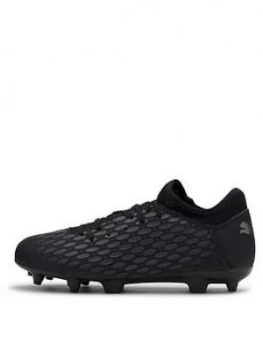 Puma Junior Future 5.4 Netfit Firm Ground Football Boot - Black