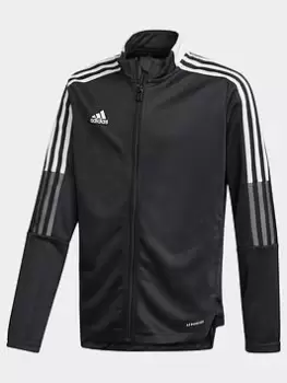 Image of Boys, adidas Tiro 21 Track Top, Dark Blue, Size 9-10 Years