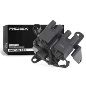 Image of RIDEX Ignition coil 689C0188 Coil pack,Ignition coil pack HYUNDAI,i10 (PA),ATOS (MX),ACCENT I (X-3),ACCENT Stufenheck (X-3)