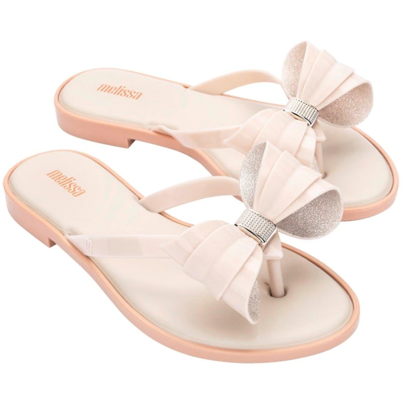 Image of Melissa Womens Bow Ballet Pump Nude female 3 (36)